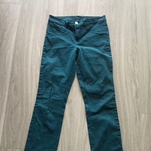 Green j brand skinny jeans